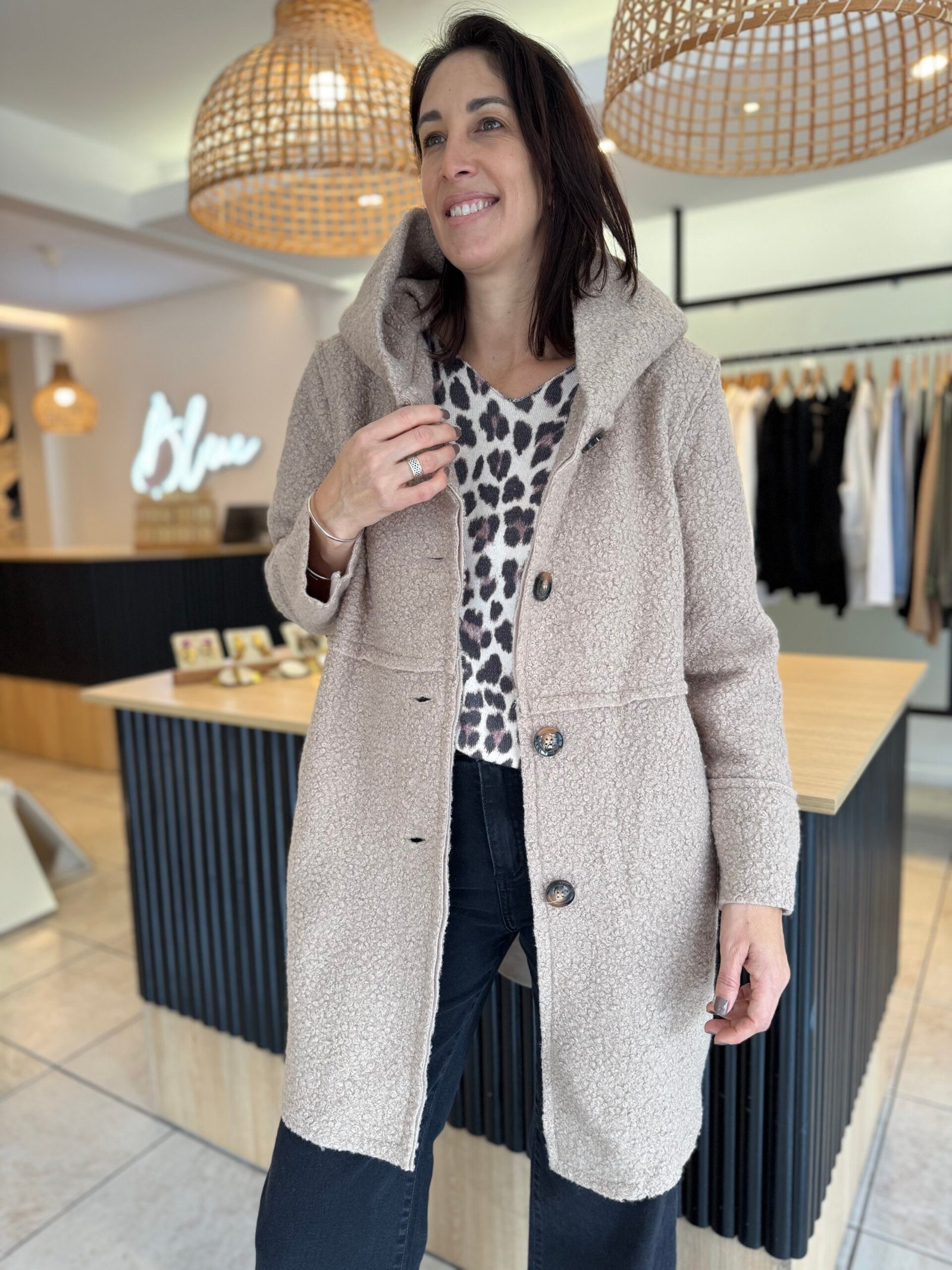 Abrigo Madrid beige