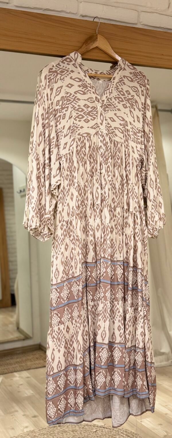 Vestido Jenova en tono beige